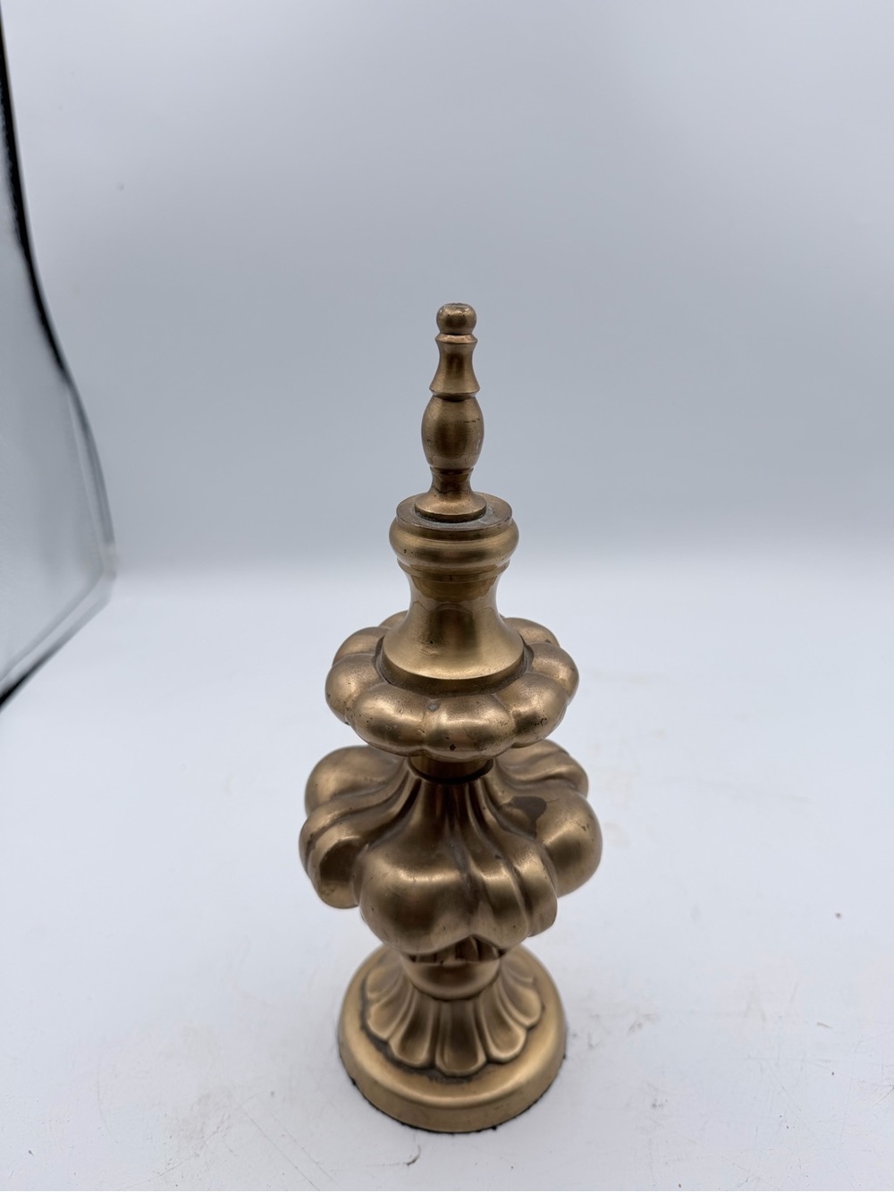 Brass-Tone Decorative Finial door stop Accent - Gold